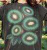 Kiwi Fruit Tropical Food Comfort Colors® Tshirt, Vintage Bootleg Style Green Slices Botanical Illustration Healthy Nature Summer Vibes Tee