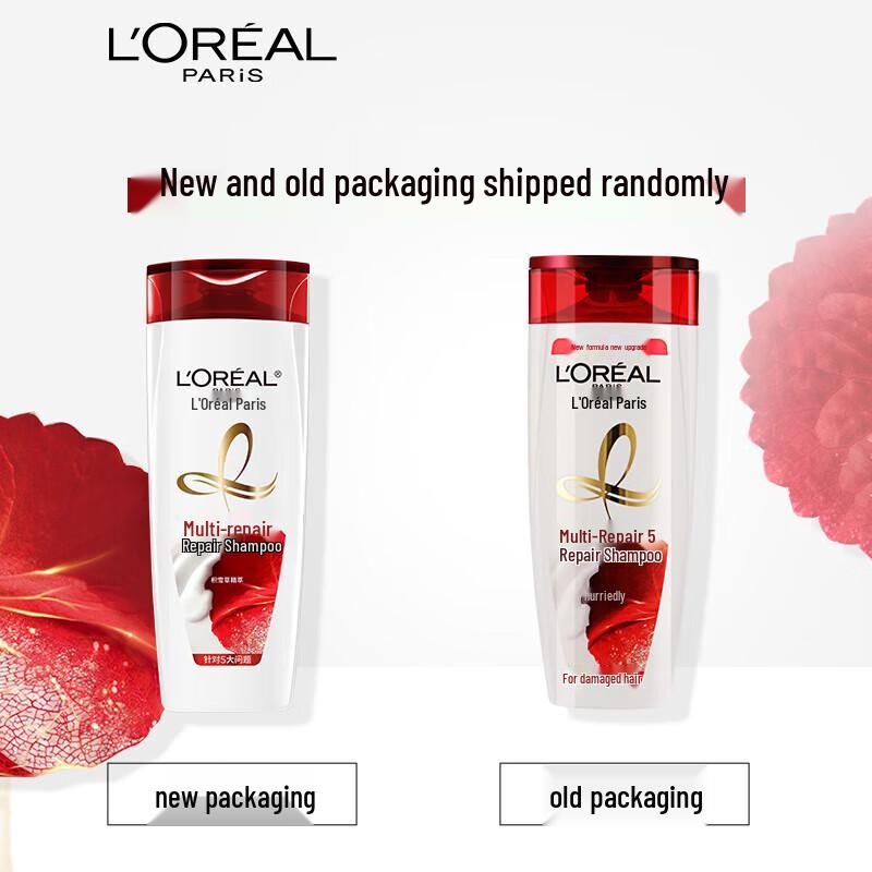 L'Oréal Men's Oil Control Cleanser & Repair Shampoo Set