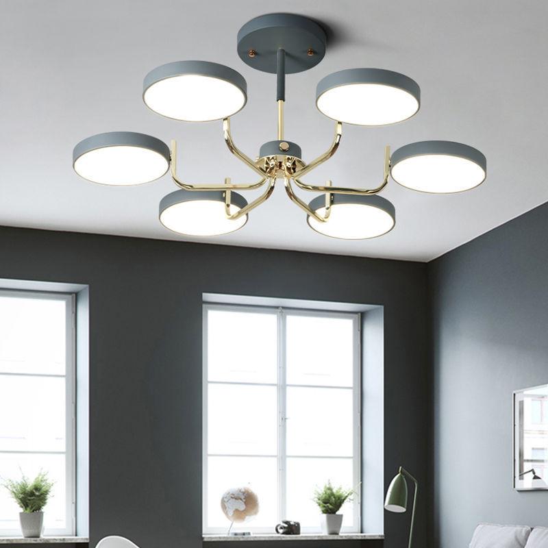 Скандинавский минималистичный домашний светильник для столовой, лампа для гостиной, креативная индивидуальная лампа для спальни, роскошная лампа