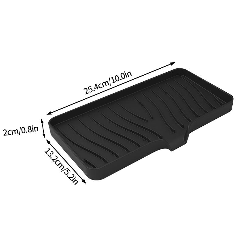 Сливной коврик для кухонного крана, силиконовый защитный коврик для раковины, защитный коврик для столешницы, подставка для хранения мыла в ванной