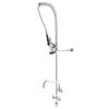 G1/2 Vertical Faucet with Pull Down Sprayer Commercial Sink Mixing Tap Bar Counter AccessoryEQ2801A
