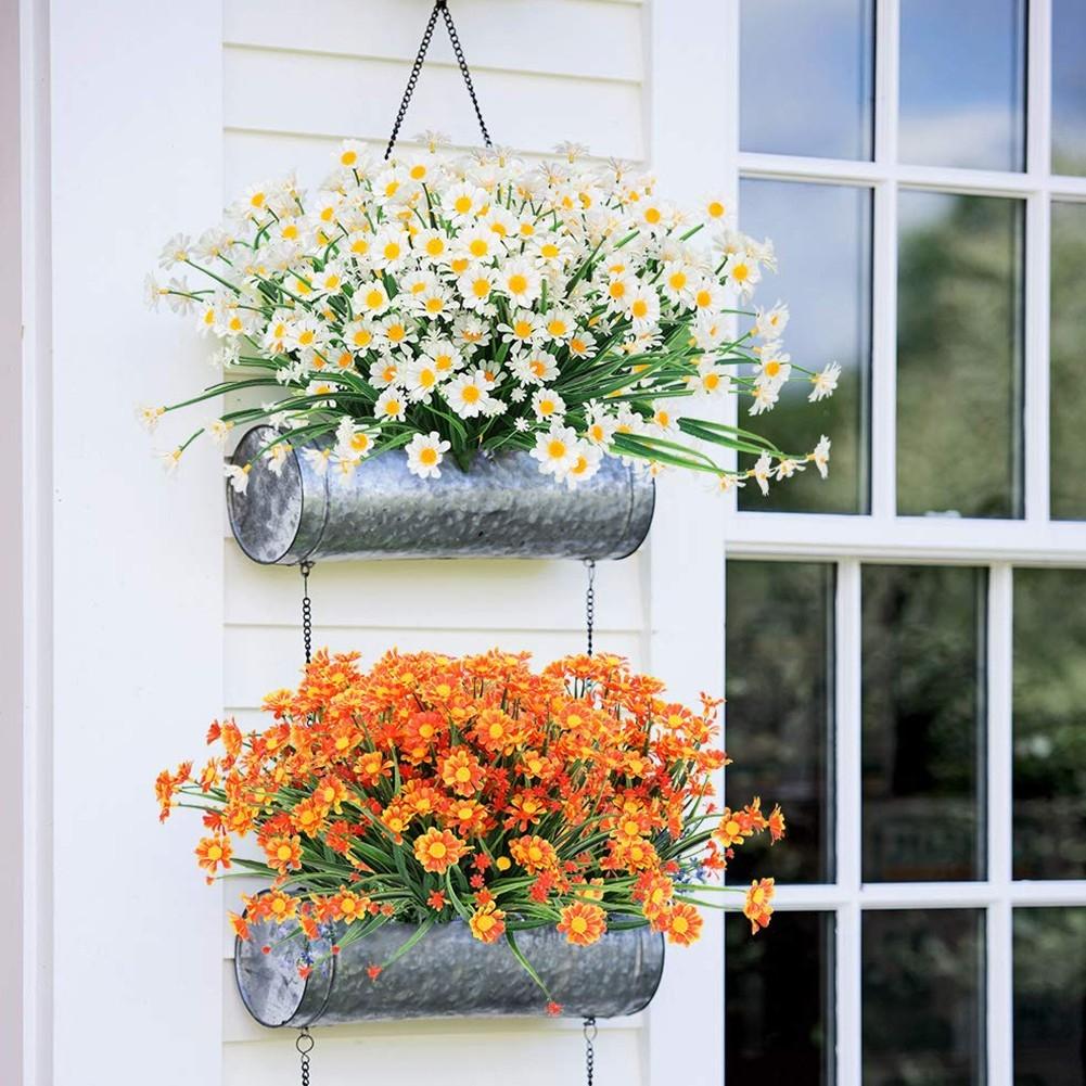 1 связка искусственных ромашек поддельные цветы крыльцо домашний свадебный декор