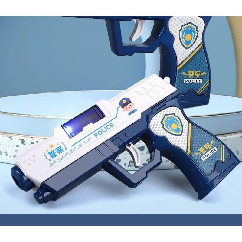 Детский звуковой, световой, музыкальный, детский игрушечный пистолет, проецируемый, не стреляющий, полицейский, ролевой реквизит, игрушечный пистолет, подарок для мальчиков