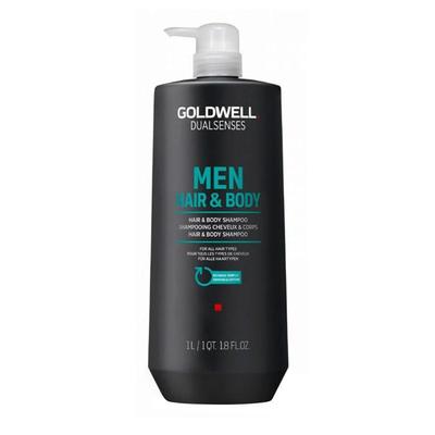Шампунь-гель для душа - Goldwell - Dualsenses men - 1000 мл - Для всех типов волос - Энергизирующий
