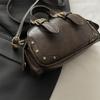 Pu Leather Vintage Underarm Bag Spicy Girl Locomotive Pack Punk Armpit Bag  Girls