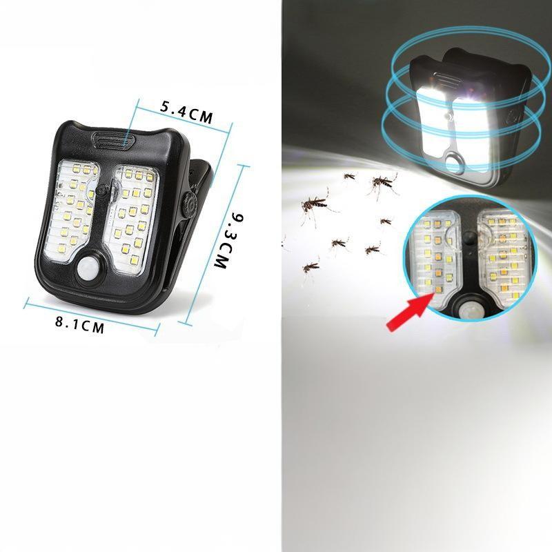 Clip Light Solar Outdoor Courtyard Motion Sensing Lights Weatherproof Camping