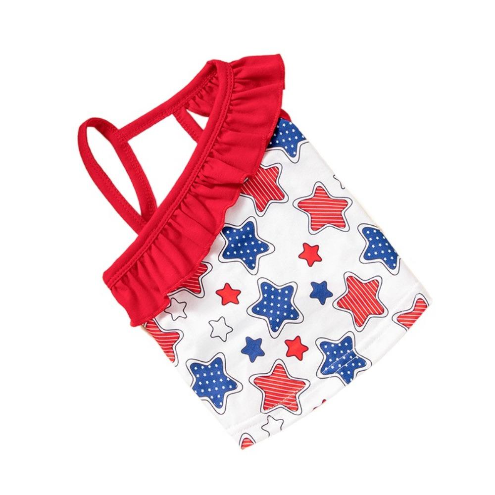 Cartoon Pattern Pet Summer Clothes Soft Cat Suspender Skirt  for Puppy Small Animal