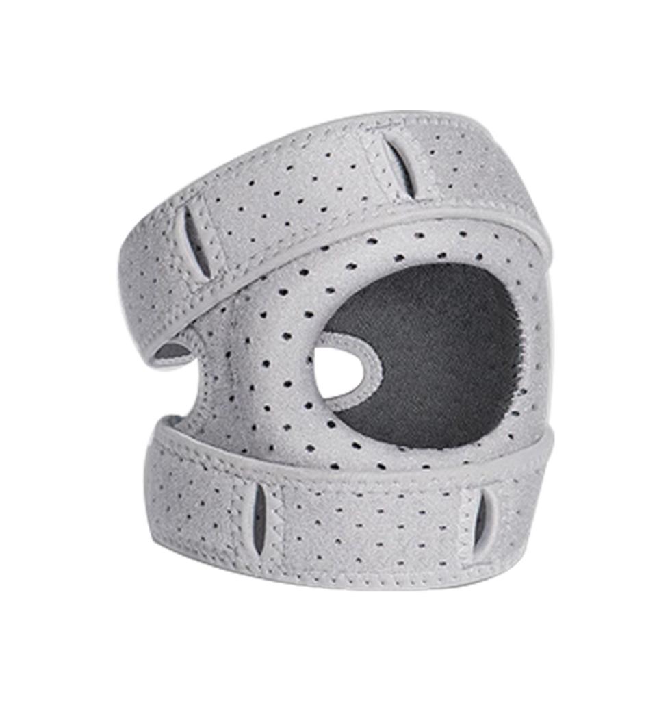 Регулируемый наколенник для бега - Наколенник с пателлярной поддержкой для боли в колене, двойной ремень для поддержки пателлярного сухожилия с гелевой подушечкой, поддержка колена