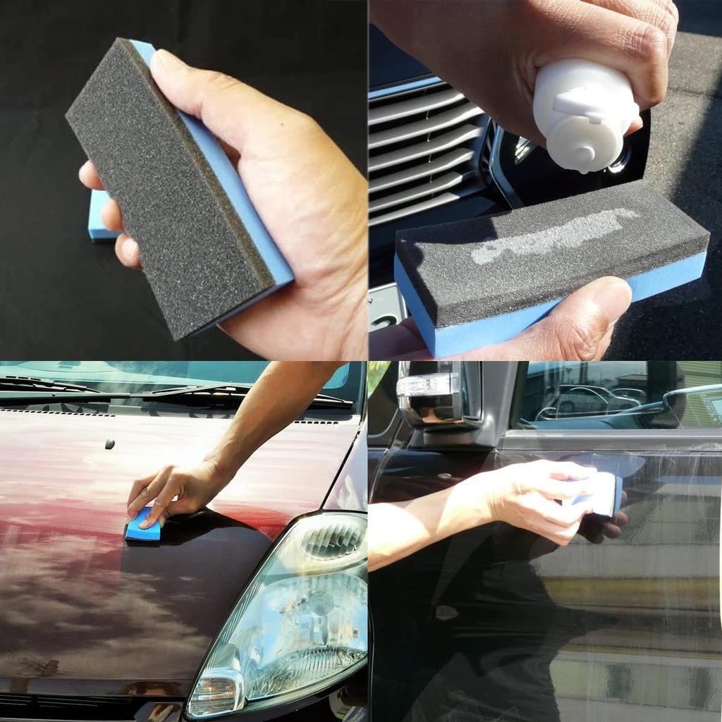 Cluoling Car Wash Sponge, Set of 10, , Sponge, Maintenance, Sponge Wipe, Scum