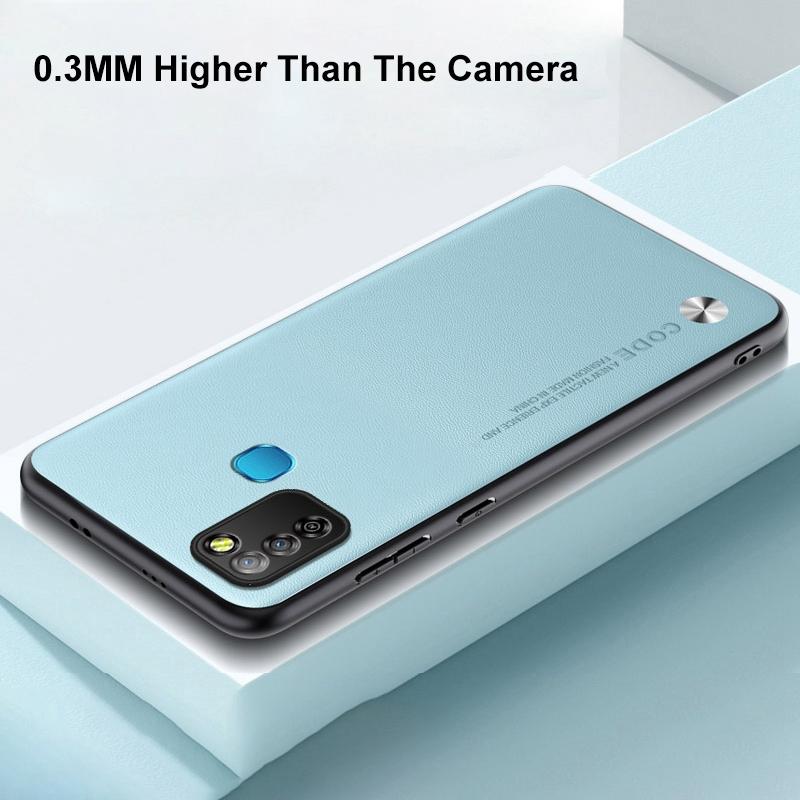 Роскошный чехол из искусственной кожи для Infinix Hot 10 Lite Smart 5, матовый силиконовый чехол с полной защитой для телефона Infinix Smart 5, чехол