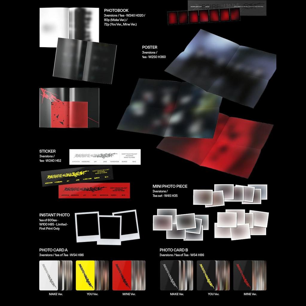 ENHYPEN ЖЕЛАНИЕ РАСКРЫТЬ [MAKE Ver.  ВЫ Вер.  МОЙ вариант]