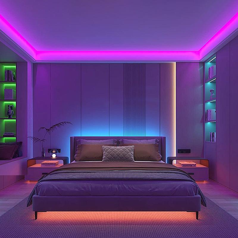 220V LED Self-Adhesive Linear Light Strip, 2835 Soft Light for Troughs and Counters, Driver-Free.