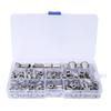 165 Pcs Rivet Nut Stainless Steel 304 M3~M10 Pull Rivet Nut Compartment Kit