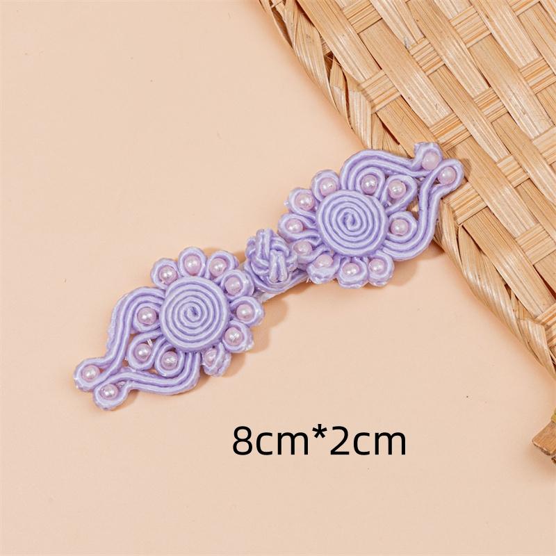 10pcs Chinese Hand-woven Cheongsam Clothing Disc Button Hanfu Clothing Decorative Fancy Buttons Accessories