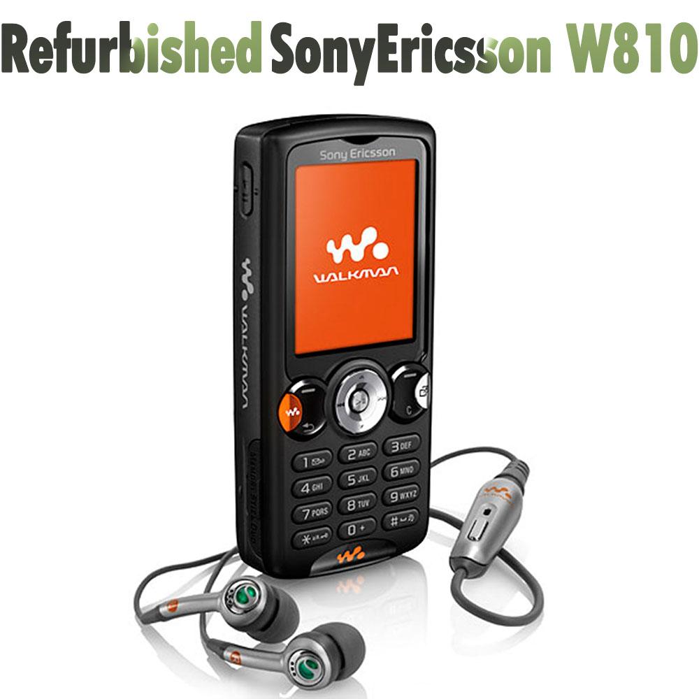 Восстановленный оригинальный мобильный телефон Sony Ericsson W810 W810i W810C GMS 2G с 1 SIM