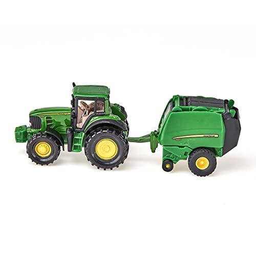 Трактор BorneLund SIKU John Deere с пресс-подборщиком SK1665