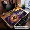 Large Mouse Pad Wolverhampton Wanderers Football Print Custom Name Text Desk Mat for Office Gaming