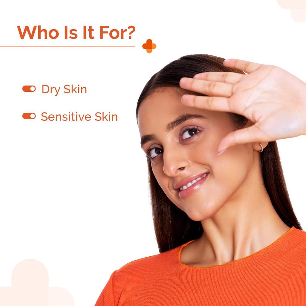 The Derma Co 1% Гиалуроновый Солнцезащитный Увлажняющий Гель SPF 50 PA++++ Для Сухой Чувствительной Кожи 50 г