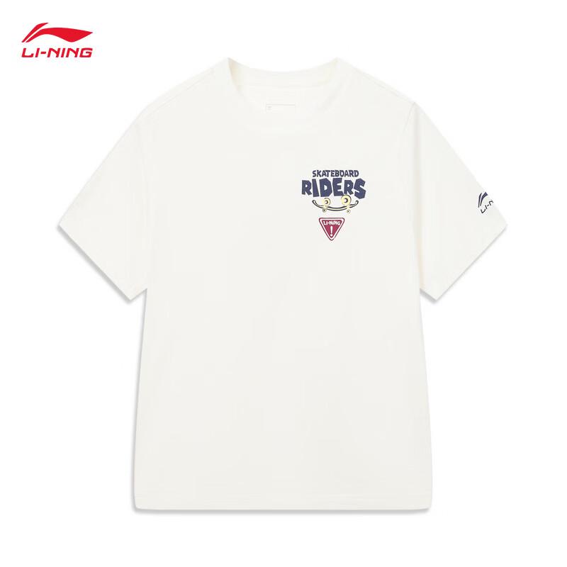 Li-Ning Молодежная унисекс футболка с коротким рукавом YHSW103