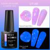 MEET ACROSS 7ml Glow-in-dark Candy Gel Nail Polish Soak Off Luminous Neon UV Led Gel Varnish DIY Manicure For Nails Design