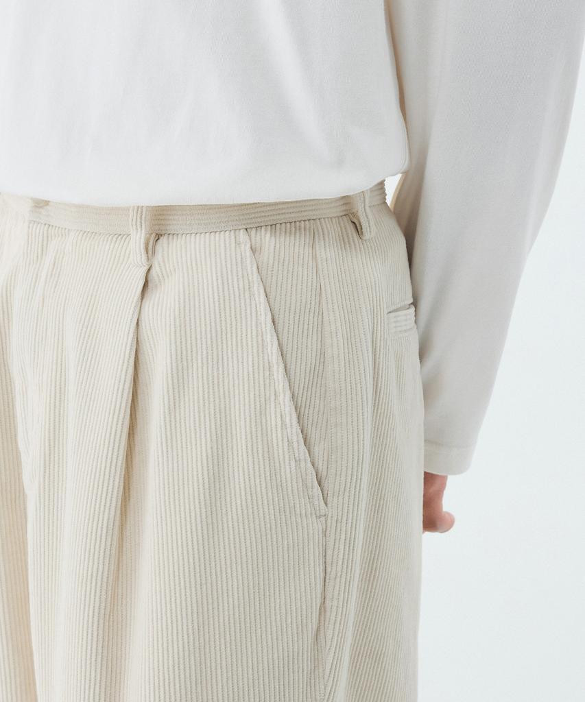 MUSINSA STANDARD Wide Corduroy Pants [Cream]