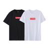 Li Ning Logo Print Casual Sports Breathable Loose Short Sleeve T-Shirt Unisex Tops White Black AHSR665-1+AHSR665-2