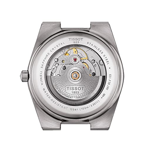 Мужские часы Tissot PRX Powermatic 80 с черным циферблатом и браслетом (T1374071105100) [Официальный импорт]