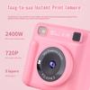 Portable Instant Print Camera with Color Pens Safe Thermal Printing Technology DIY