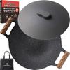 Far North Multi Griddle Set with Lid Designed for Silicone High Quality Wooden Storage Recipe Special Coating Compatible with IH GRIDDLE KING Made of