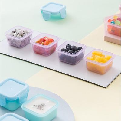 1~15 шт. Мини-упаковка для пищевых продуктов, утолщенная, герметичная, свежая, 60 мл, переносная морозильная камера для хранения детского питания, контейнеры для джема, коробка для обеда