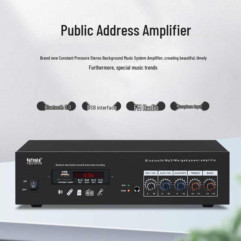 Kayuola Conference Audio Video System with 6.5-inch Ceiling Speakers (CN version)