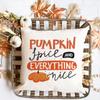 Чехол для подушки Farmhouse Pumpkin spice Подушка Fall Print Art Наволочка Pumpkin Art Подушка для домашнего декора