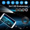 2M 8Mm 8 Adjustable Led Usb Endoscope Inspection Camera Semi-Rigid Type 1200P Hd Borescope 3In1 Waterproof Ip68