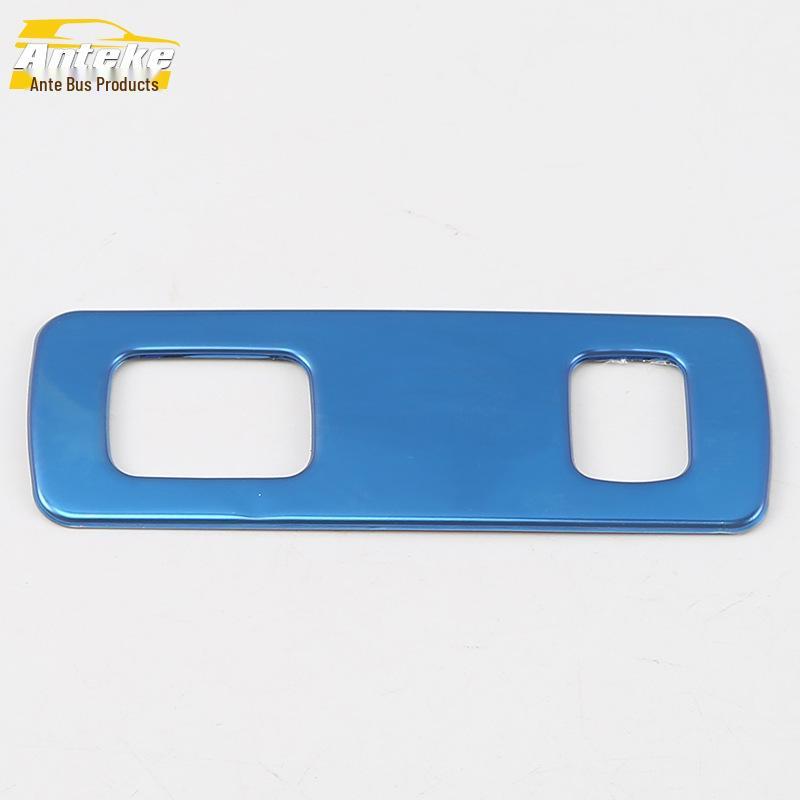 Fits XC60: Stainless Steel Headlight Control Trim, Switch Adjustment Patch for 18 Models.