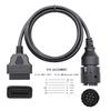 Адаптерный кабель 10-контактный на 16-контактный OBD2 Разъем-адаптер Диагностический кабель Прочный