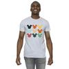 Disney Mens Mickey Mouse Heads Square T-Shirt