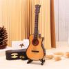 Dolls House Miniature Guitar Desk Decor Guitar Scale Model Acoustic Guitar Toys Guitar Ornaments