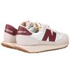 New Balance Кроссовки унисекс 237 белые бордовые MS237SB