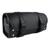 Motorbike Roll Saddlebags 2 Strap Buckle Closure Waterproof 2 Strap Buckle Closure Motorbike Tool Bag for Motorcycle