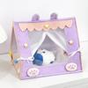 Doll Tent Bed ,Miniature Furniture, Comfort, Figure Sleeping Bed, Dollhouse Accessories for Living