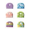 6Pcs Silicone Key Identifier Flower Pattern Key Protector Reusable Silicone Key Cover  Office