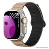 Двухцветный ремешок для Apple watch ultra 3 49 мм 45 44 38 40 мм Магнитный спортивный ремешок для iwatch 11 10 9 8 7 6 5 4 se3 Силиконовый браслет