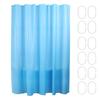 1 комплект занавески для душа с 12 подвесными кольцами, однотонная, утолщенная, водонепроницаемая, моющаяся без перфорации, занавеска для кухонной двери, занавеска для окна спальни