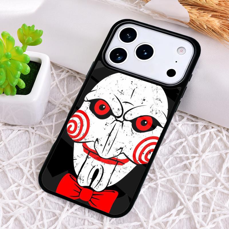 Jigsaw Saw Phone Case for iPhone 17 Air 16 15 11 12 14 13 Pro Max Shockproof Cover