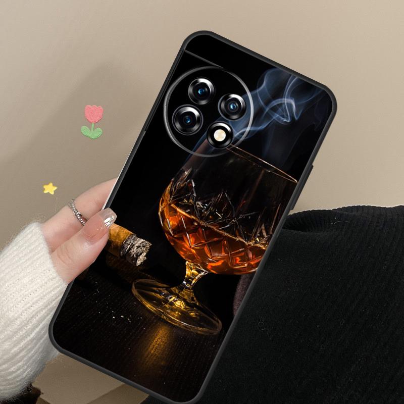 Smoking Cigar Case For OnePlus 13 15 13R 13T 12 12R 11 10 Pro 10T 8T Nord 5 CE 2 3 4 Lite N20 N30 Cover