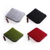 Key Coin Purse Mini Women Wallet Change Bag Credit Card Holder Wool Felt Bag