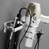 Hair Dryer Holder, Wall Mount Hair Blow Dryer Hanging Shelf Set
