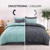 Two-color Bedding Set 200x220 cm, double-sided, soft, 3-piece Premium Mint