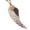 Christmas Tree Angel Wing Festival Adornment Metal DIY DIY Pendant Hanging Decor Holiday Room Pendant Prop Blessing Adornments