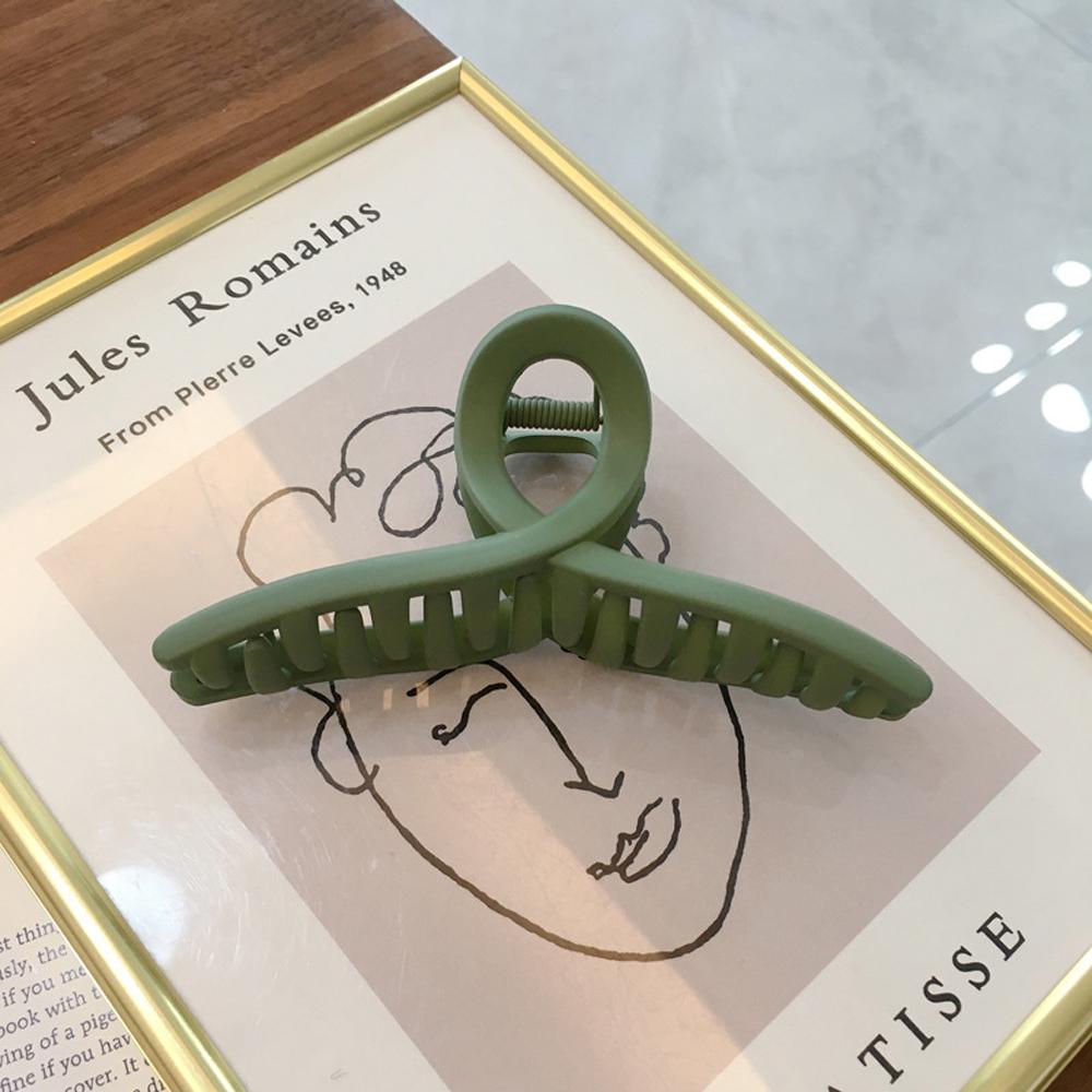 Cross Make Up Acrylic Fashion Women Cross Hair Claws Frosted Crab Clips Hair Accessories Hair Clips